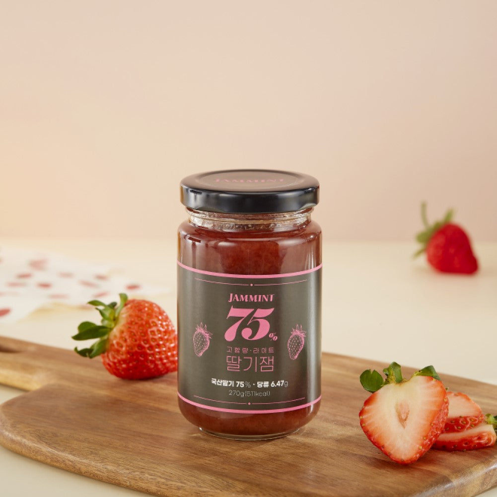 [JS COMPANY] JAMMINT Premium 75% Strawberry Jam (Low Sugar)