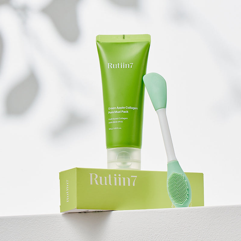 [LK COMPANY] RUTIIN7 Green Apple Collagen Pore Mud Pack