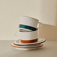 Load image into Gallery viewer, [HUEUM] Line Cup &amp; Saucer Set
