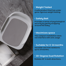 Load image into Gallery viewer, [PROPREBEBE] Baby Bath Support for Sink &amp; Undermount Bathroom Sink
