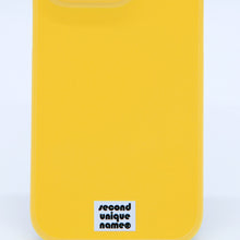 Load image into Gallery viewer, SECOND UNIQUE NAME Graphic Color Phone Case Sun Yellow
