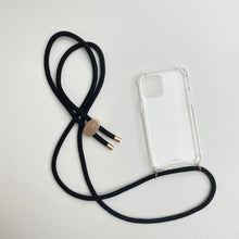 Load image into Gallery viewer, ARNO iPhone Case with Rope Strap Chic Black
