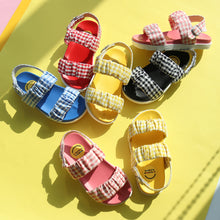 Load image into Gallery viewer, THANK YOU SHOES MUCH Viva Check Sandal 5Colors
