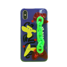 Load image into Gallery viewer, SECOND UNIQUE NAME Sun Case_Neon Chain Blue
