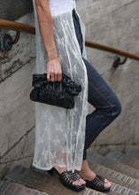 Load image into Gallery viewer, KWANI Tate Ruched Bag Mini Black
