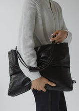 Load image into Gallery viewer, KWANI My Dear Bow Bow Tote Bag Soft Black
