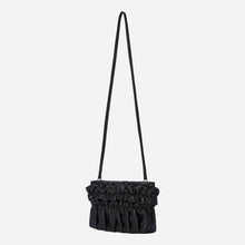 Load image into Gallery viewer, KWANI Tate Ruched Bag Mini Black
