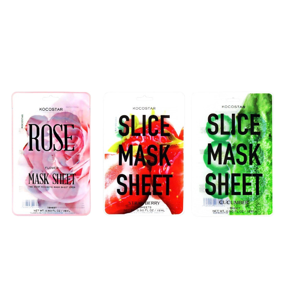 KOCOSTAR Slice Mask Sheet 10Pairs 3Types