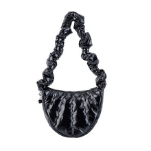 Load image into Gallery viewer, MYSHELL Wavy Shell Small Cross Bag Black
