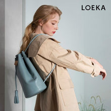 Load image into Gallery viewer, LOEKA Millie Backpack Fog Blue
