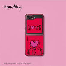 Load image into Gallery viewer, SLBS Keith Haring Love Flipsuit Phone Case for Galaxy Z Flip5
