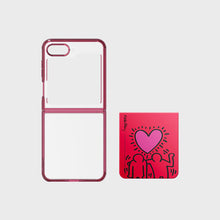 Load image into Gallery viewer, SLBS Keith Haring Love Flipsuit Phone Case for Galaxy Z Flip5
