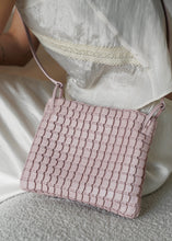 Load image into Gallery viewer, KWANI Square Embossed Bag Mini Tote Pink
