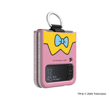 Load image into Gallery viewer, SLBS Eco Friends Maggie Simpsons Phone Case with ring for Galaxy Z Flip4
