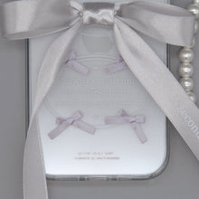 Load image into Gallery viewer, SECOND UNIQUE NAME Ballet Ribbon Clear Case Silver
