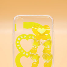 Load image into Gallery viewer, SECOND UNIQUE NAME Sun Case Heart Bubble Yellow
