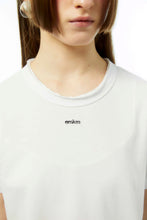 Load image into Gallery viewer, EMKM Supima Curlup Neck Embroidery Tshirts
