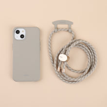 Load image into Gallery viewer, ARNO M2 Oatmeal Cream Phone Case with Rope Strap
