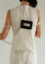 Load image into Gallery viewer, KWANI Square Handle Bagpack Ivory
