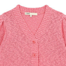 Load image into Gallery viewer, CITYBREEZE Puff Sleeve Cropped Cardigan Pink (IZ*ONE MINJU’s Pick)

