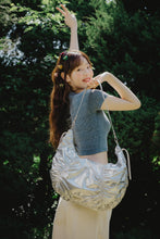 Load image into Gallery viewer, MYSHELL Kisses Hobo Bag Silver
