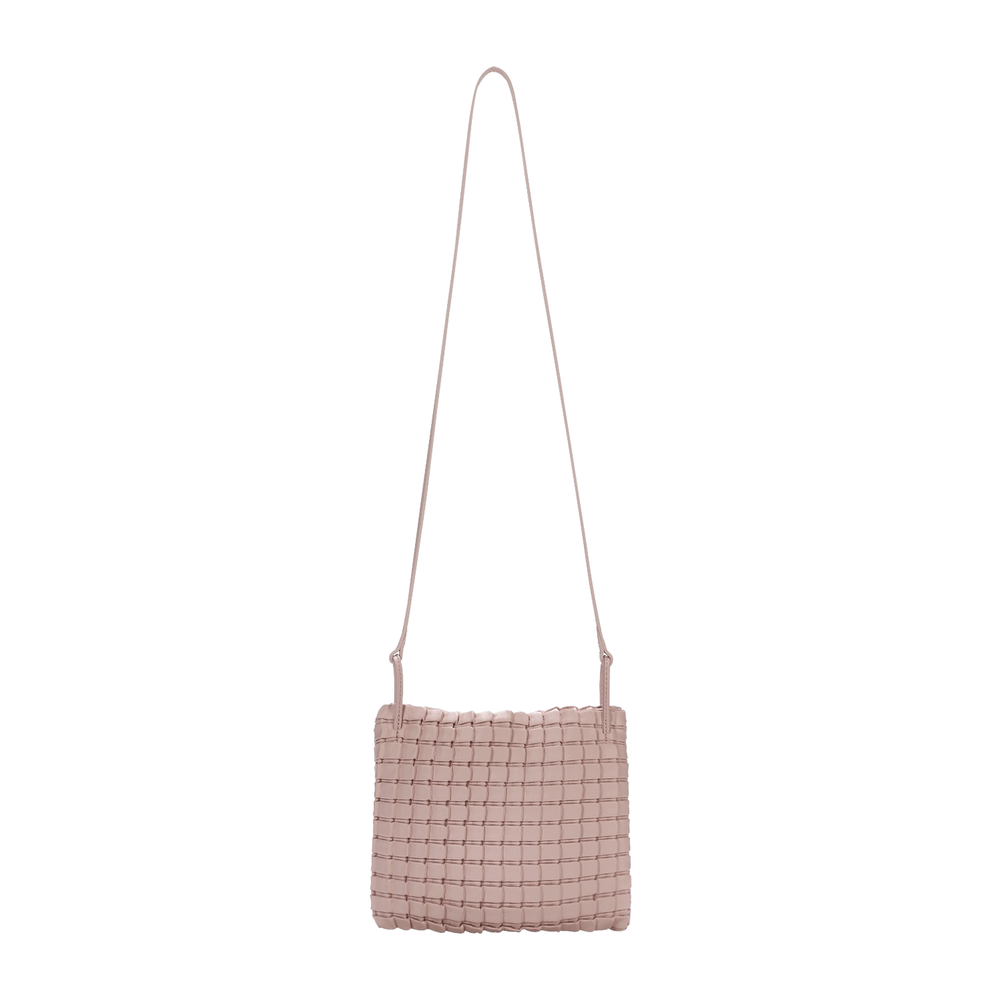 KWANI Square Embossed Bag Mini Tote Pink