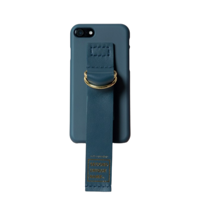 SECOND UNIQUE NAME Sun Case Leather Green Navy