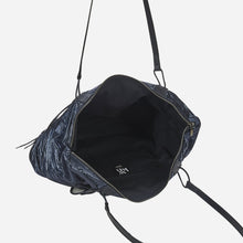 Load image into Gallery viewer, KWANI Deborah Ruched Bag Navy
