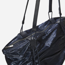 Load image into Gallery viewer, KWANI Deborah Ruched Bag Navy
