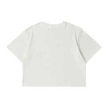 Load image into Gallery viewer, BEYOND CLOSET Women&#39;s Edition New Boy Pattern Crop T-Shirt White
