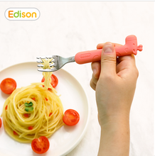 Load image into Gallery viewer, Edison Silicone Spoon &amp; Fork Case Set fo
