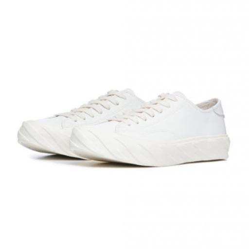 AGE SNEAKERS Low Cut Leather White