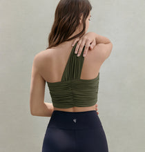 Load image into Gallery viewer, CONCHWEAR All Shirring One Strap Bra Top (3 Colours)
