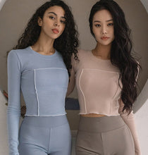 Load image into Gallery viewer, CONCHWEAR Berry Line Crop Top (4 Colours)
