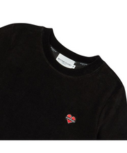 Load image into Gallery viewer, BEYOND CLOSET Women&#39;s Edition Nomantic Sports Velvet T-Shirt Black
