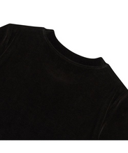 Load image into Gallery viewer, BEYOND CLOSET Women&#39;s Edition Nomantic Sports Velvet T-Shirt Black
