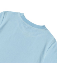 Load image into Gallery viewer, BEYOND CLOSET Women&#39;s Edition Nomantic Sports Velvet T-Shirt Sky Blue
