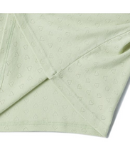 Load image into Gallery viewer, BEYOND CLOSET Women&#39;s Edition New Boy Pattern Crop T-Shirt Mint
