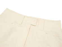 Load image into Gallery viewer, EMKM Stitch Point Mini Skirt Beige
