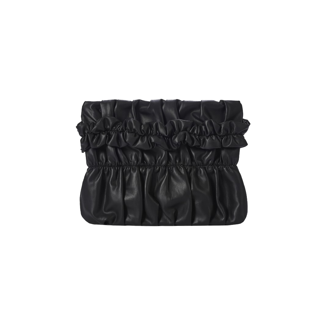 KWANI Tate Ruched Bag Small Black