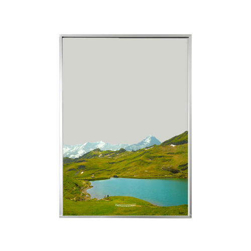 PHOTOZENIAGOODS Swiss Mountain Lake Mirror