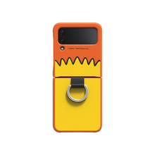 Load image into Gallery viewer, SLBS Eco Friends Bart Simpsons Phone Case with ring for Galaxy Z Flip4
