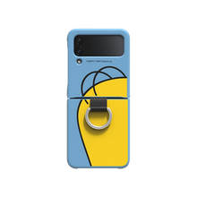Load image into Gallery viewer, SLBS Eco Friends Homer Simpsons Phone Case with ring for Galaxy Z   Flip 4
