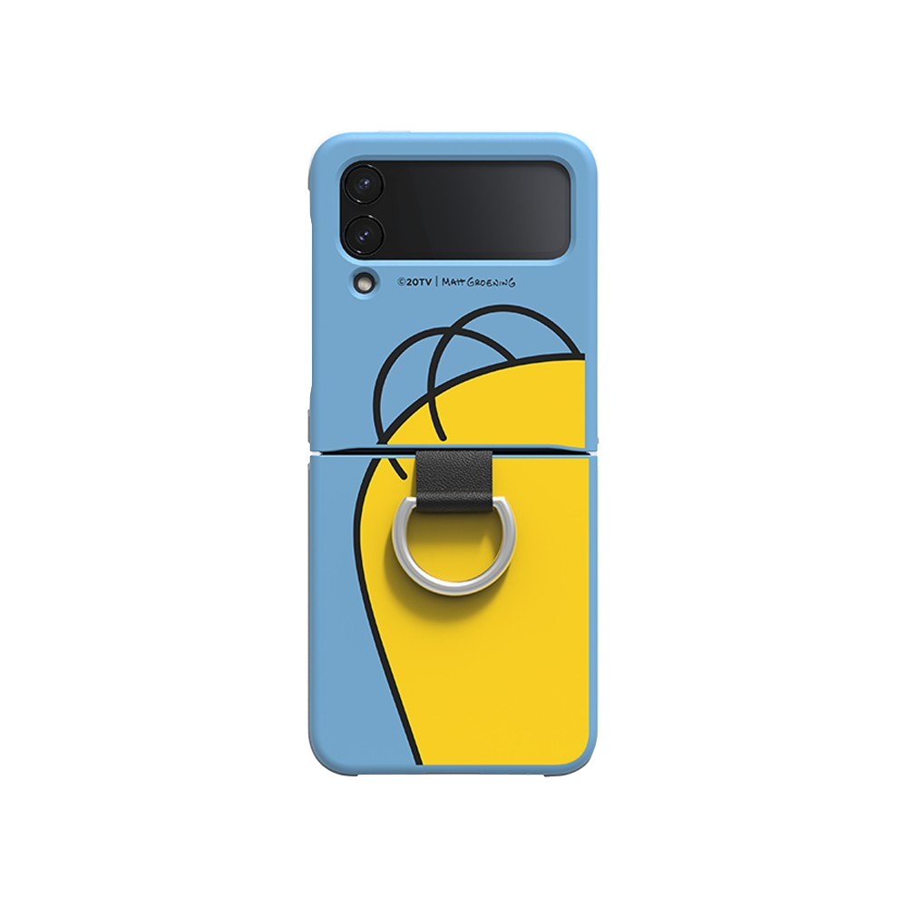 SLBS Eco Friends Homer Simpsons Phone Case with ring for Galaxy Z   Flip 4