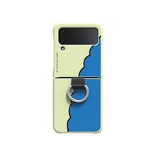 Load image into Gallery viewer, SLBS Eco Friends Marge Simpsons Phone Case with ring for Galaxy Z Flip 4
