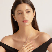 Load image into Gallery viewer, [DK SHOP] Victoria Cushion &amp; Pearl Earrings
